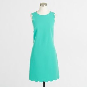 J Crew Scalloped Dress Size 6
